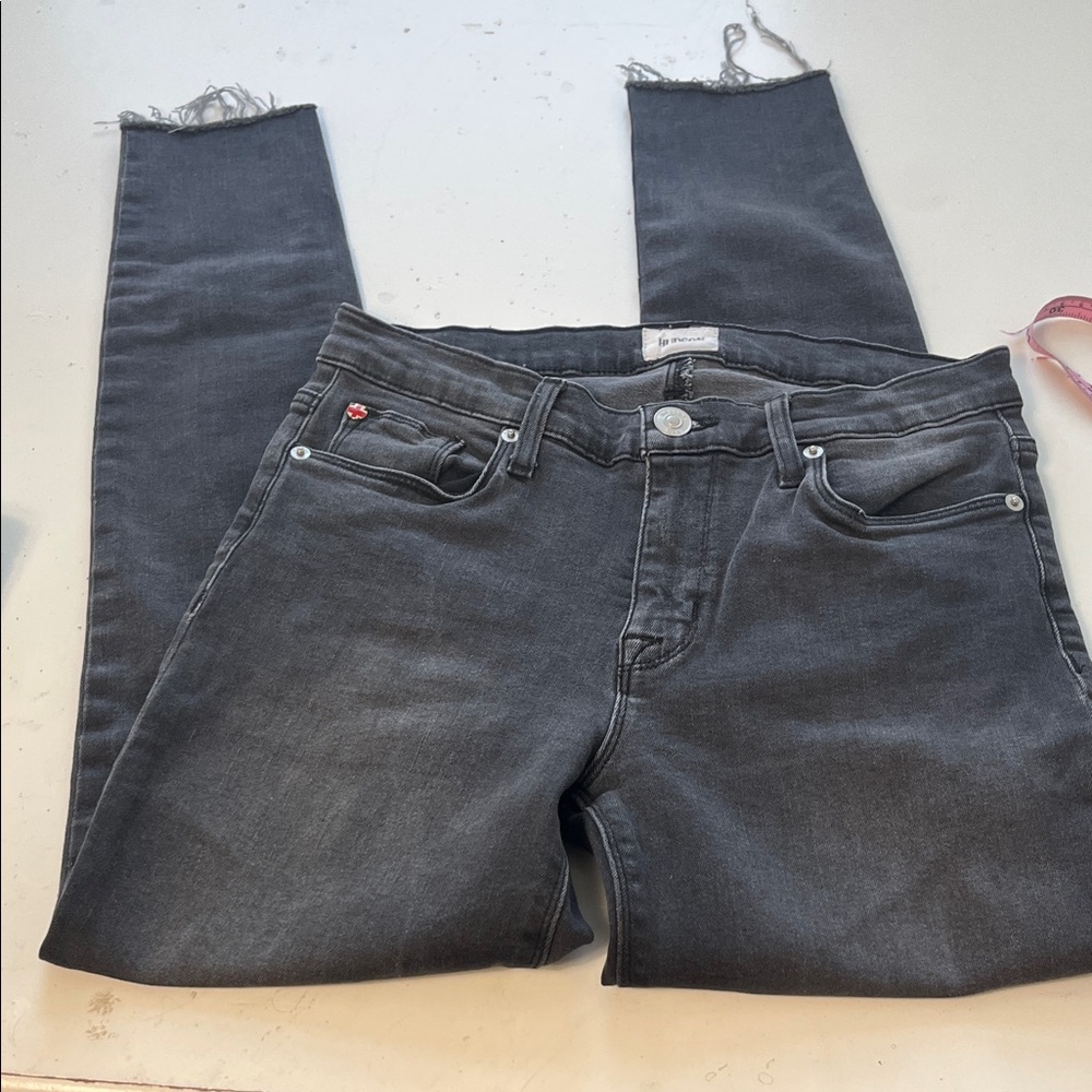 Hudson Sz 28 Natalie Super Skinny Grey Wash MidRise Denim Jeans